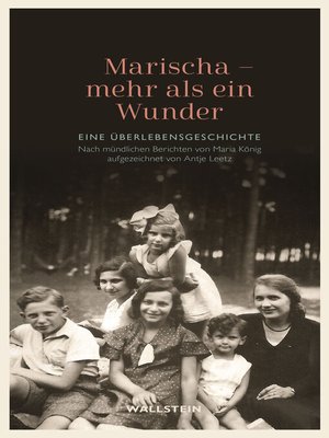 cover image of Marischa--Mehr als ein Wunder